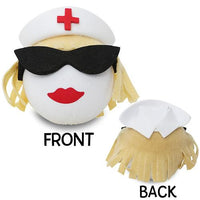 Coolballs Blonde Nurse Car Antenna Topper / Mirror Dangler / Dashboard Buddy