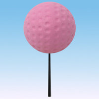 Coolballs "Cool Golf" Car Antenna Ball / Mirror Dangler / Cute Dashboard Accessory (Pink)