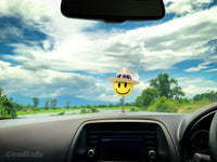 Coolballs Happy Amigo w/ Mexican Sombrero Hat Car Antenna Topper / Mirror Dangler / Auto Dashboard Buddy