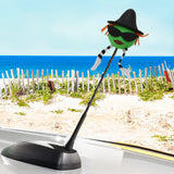Coolballs "Cool Witch" Car Antenna Topper / Mirror Dangler / Dashboard Buddy