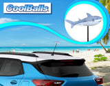 Cooltoppers "Cool Jaws" Shark Car Antenna Topper - Thin Antenna Fit