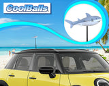 Cooltoppers "Cool Jaws" Shark Car Antenna Topper - Thin Antenna Fit