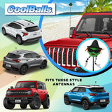 Coolballs "Cool Witch" Car Antenna Topper