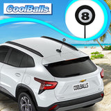 Coolballs Cool 8 Ball Pool Billiards Car Antenna Ball - Thin Antenna Fit