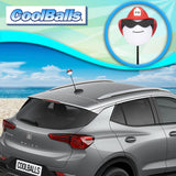 Coolballs "Cool Firefighter" Car Antenna Topper - Thin Antenna Fit