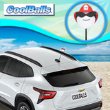 Coolballs "Cool Firefighter" Car Antenna Topper - Thin Antenna Fit