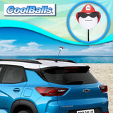 Coolballs "Cool Firefighter" Car Antenna Topper - Thin Antenna Fit