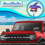 Coolballs Cool Jester Car Antenna Topper