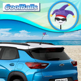 Coolballs Cool Jester Car Antenna Topper