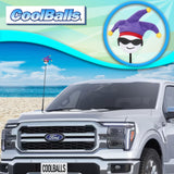 Coolballs Cool Jester Car Antenna Topper