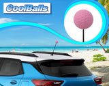 Coolballs "Cool Pink Golf" Car Antenna Ball - Thin Antenna Fit