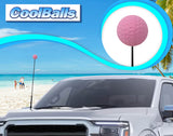 Coolballs "Cool Pink Golf" Car Antenna Ball - Thin Antenna Fit
