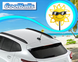 Coolballs California Sunshine Car Antenna Ball (B&W Shades) - Thin Antenna Fit