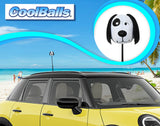 *Last One* Coolballs Cool Doggie Car Antenna Topper - Thin Antenna Fit