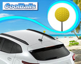 Coolballs "Cool Yellow Golf" Car Antenna Ball - Thin Antenna Fit