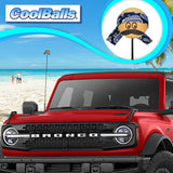 Coolballs "Cool Ese" Cool Dude Blue Bandana Antenna Ball