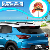 Coolballs "Cool Ese" Cool Dude Red Bandana Antenna Ball