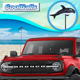 Cooltoppers "Cool Whale" Car Antenna Topper - Thin Antenna Fit