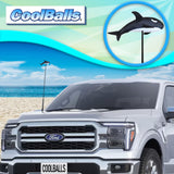 Cooltoppers "Cool Whale" Car Antenna Topper - Thin Antenna Fit