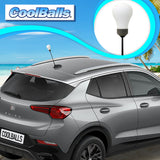 Coolballs "Bright One" White Light Bulb Car Antenna Topper
