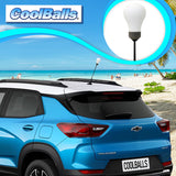 Coolballs "Bright One" White Light Bulb Car Antenna Topper