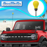 Coolballs "Bright One" Yellow Light Bulb Car Antenna Topper