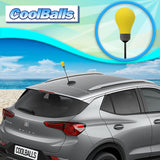 Coolballs "Bright One" Yellow Light Bulb Car Antenna Topper
