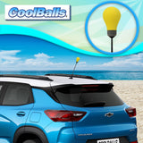Coolballs "Bright One" Yellow Light Bulb Car Antenna Topper
