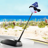 Coolballs Cool Lady Air Force Car Antenna Topper - Thin Antenna Fit