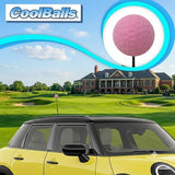 Coolballs "Cool Pink Golf" Car Antenna Ball - Thin Antenna Fit