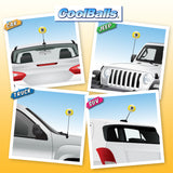 Coolballs Cool 9 Ball Pool Billiards Car Antenna Ball / Mirror Dangler / Dashboard Buddy