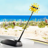 Coolballs California Sunshine Car Antenna Ball (B&W Shades) - Thin Antenna Fit