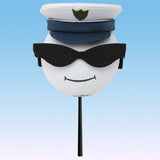 Coolballs Cool Captain Boat Car Antenna Topper / Mirror Dangler / Dashboard Buddy