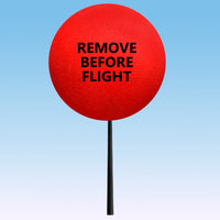 (Quantity 100-5000 Packs) Coolballs "Remove Before Flight" Red Static Wick Cover Protector Jet Aviation Airplane Antenna Balls