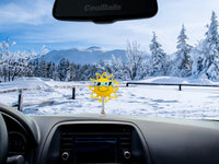 Coolballs California Sunshine Car Antenna Topper / Mirror Dangler / Dashboard Buddy (Blue Shades)